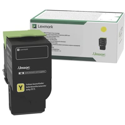 Lexmark 78C20Y0 toner cartridge geel (origineel)