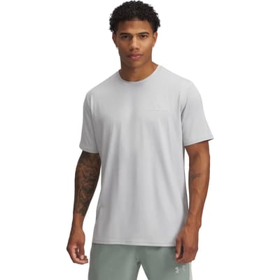 Under Armour Vanish Energy SS-GRY Heren Sportshirt - Mod Grijs Light Heather - Mod Grijs