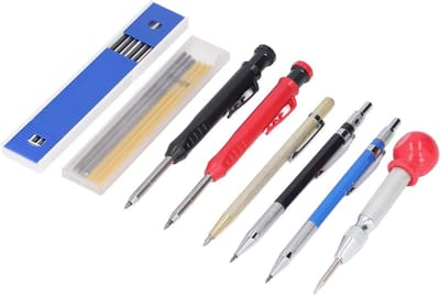 Markeergereedschap Houtbewerking - Graveerset Kraspen - Nauwkeurig Markeren - Speciaal Puntontwerp - 28 mm - Diverse Kleuren