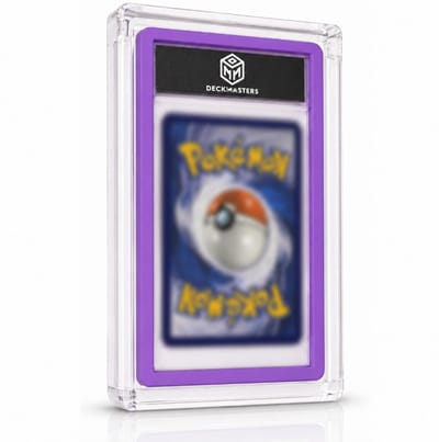 Deckmasters Acryl Display voor PSA Slab met Slab Guard – Kaarten Display – UV Beschermend – Trading Card Case – Slab – Hard Case – Paarse Slab Guard