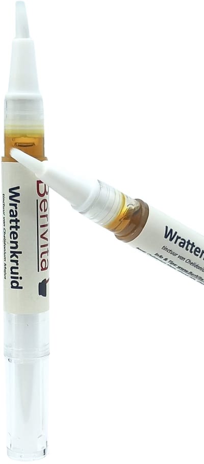 Wrattenkruid Pen met Kwast - Stinkende Gouwe Tinctuur in Aanbrengpen - 100% Natuurlijk