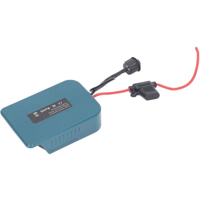 Batterijadapter 14 AWG Draad 30A Zekering Stroomomvormer Gereedschapsadapter voor 40V Lithiumbatterij