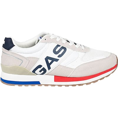 Gas Sneakers Yohn MIX Mannen Wit