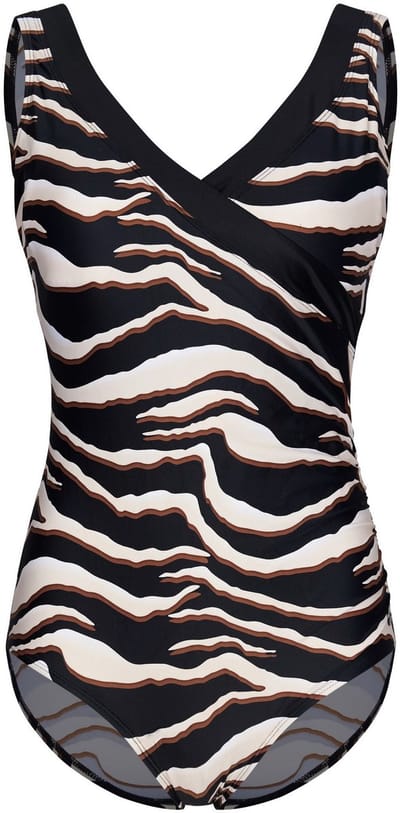 Dames Badpak Pastunette - Zebra - Corrigerend - Maat 38