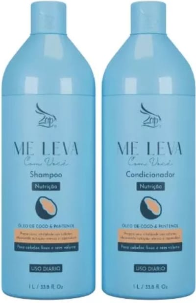Zap Me Leva Com Você Voedingsset met kokosolie en panthenol - 2x1L