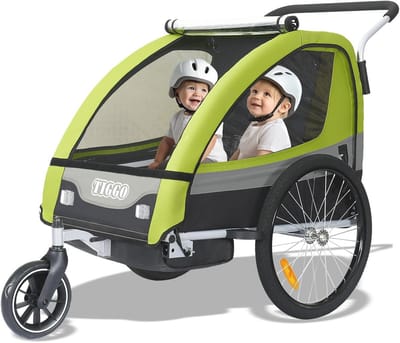 Fietskar en Jogger voor Kinderen - 2-in-1 Aanhangwagen met Comfort en Veiligheid