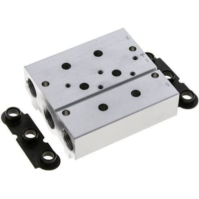 6xG3/8'' Manifold 2-Stations Festo 8026261 VABM-B10-25S-G38-2