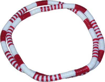 Ketting rood-wit patroon