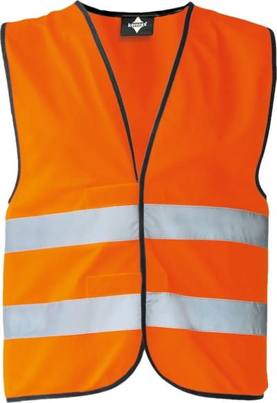 KX500 Korntex Veiligheidshesje volwassen EN ISO 20471 / EN 1150 - Maat M - Unisex – Oranje