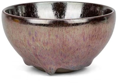 Handgemaakte Keramische Scheerkom voor Mannen - Natuurlijke Onregelmatige Glaze Design