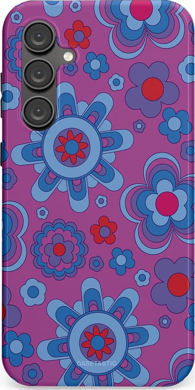 Casetastic Hoesje Geschikt voor Samsung S23 FE - Stijlvolle Beschermende Duo-layer Case - Retro relax