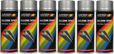 Motip 4059 Zinkspray - 400 ml - Doos a 6 Stuks
