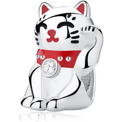 Originele 925 Sterling Zilveren Bedel Chinese Leeuw Phoenix Japanse Pop Bedels Kralen Passen Armbanden Diy Sieraden Voor Vrouwen white
