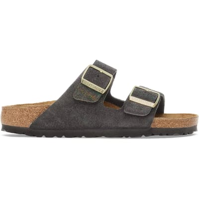 Dames suède leren sandalen Birkenstock Arizona