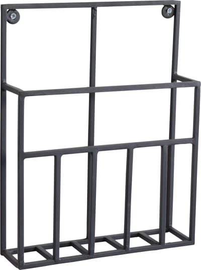 LOFT42 Maggy Metalen Tijdschriftenrek Small Zwart - Metaal - 7x24x31