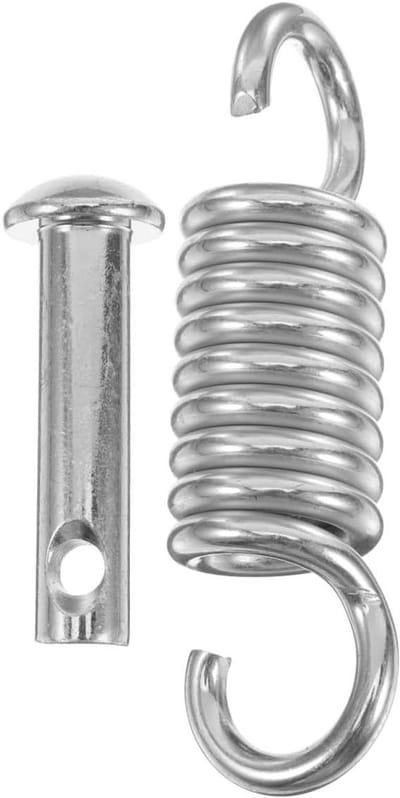 Hangmat Stoel Ophangset - Schommelveer Hardware - Ontspannen Buiten Zitten - Versterkt Staal - 130 cm - Zilver