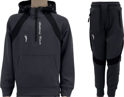 Hitman – Trainingspak Kinderen – Trainingspak Jongens – Joggingpak Jongens - Gymkleding Jongens – Donker Grijs – Maat 104 – 3 tot 4 Jaar oud