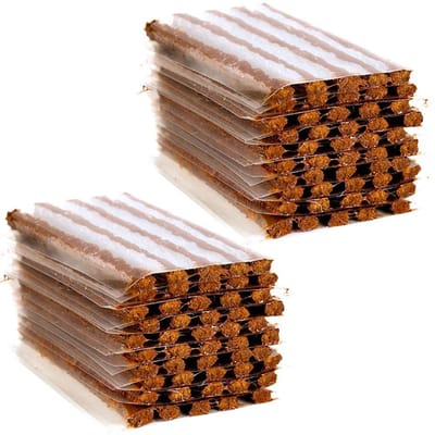 Dailygoods- Bandenreparatieset 100-delig - Proppenset - Tubeless Reparatie - Rubber Gereedschap - Geschikt voor Auto/Fiets - Inclusief Speciale Tools - Bandenplakset