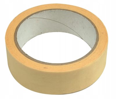 Vorel Schilder Tape Papier Zelfklevend 25mm x 50m Geel