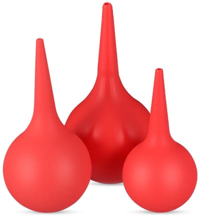 By shayne - Oorknijpertjes voor Neusreiniger - Slijmzuiger - Veilig en Effectief - Rood - Neuszuiger - Ideaal voor Baby's - Rubberen Zuignap