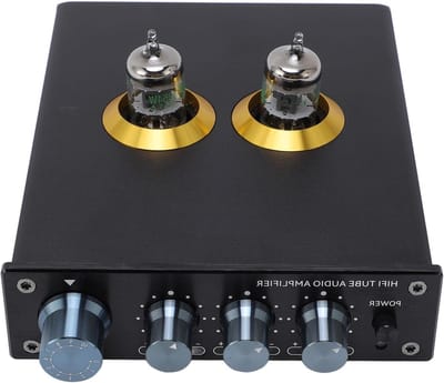 Phono Voorversterker, Hifi Audiofiele Voorversterker, Mini Stereo Audio Home Audio Voorversterker, voor Home Stereo Audiosysteem (EU-stekker)