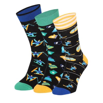 Apollo - Herensokken Wintersport - Multi color - 6-Pak - Maat 40/46 - Herensokken maat 43 46 - Herensokken maat 39 42 - Sokken heren - Sokken heren 43 46 - Multipack sokken