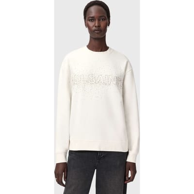 AllSaints Sprinkle Etta Sweat White Taglia: XS | Maglioni a maglia Outlet | Donna | Bianco