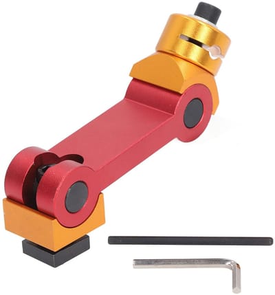 MTTproducts- Freesbankklem Verstelbaar - CNC-freesbankwerkstop - Werkstoplocator - Nauwkeurige Plaatsing - Gecementeerd Carbide - Flexibele Aanpassing