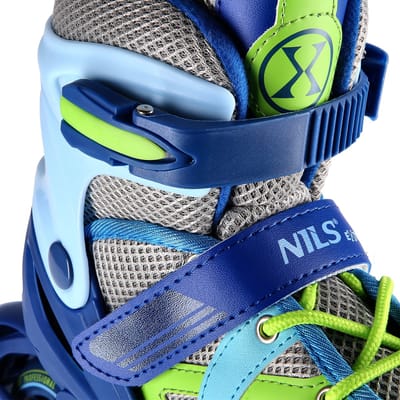 Nils Extreme kinderrolschaatsen NJ1828A blauwgroen maat 39-42