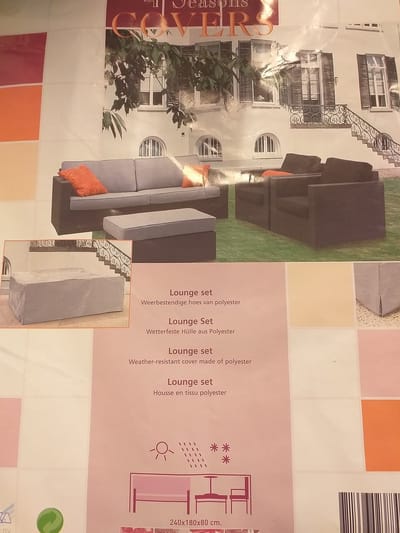 4 Seasons loungeset hoes - Beschermhoes - 240x 180 x 80 cm