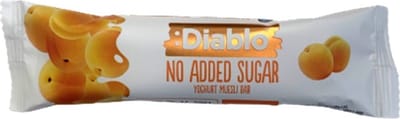 Diablo | No Added Sugar | Apricot Yoghurt Muesli Bar | 1 x 30 gram | Snel afvallen zonder poespas!