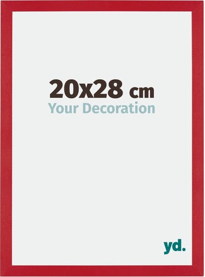 Your Decoration - Fotolijst 20x28 cm - MDF - Rood - Mura