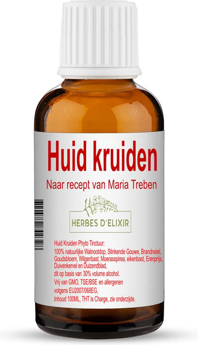 Herbes D'elixir Huid kruiden Tinctuur - 100 ml - 1 stuk - Natuurlijke ingrediënten