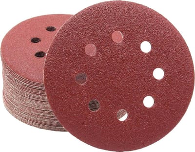 Professionele schuurschijven 180 stuks 8 gaten - 125 mm - korrel 40/60/80/120/180/240 - excentrische schuurmachines - schuurpapier
