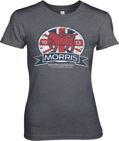 Morris Motor Co. England Girly Tee dames-T-shirt Dark-Heather