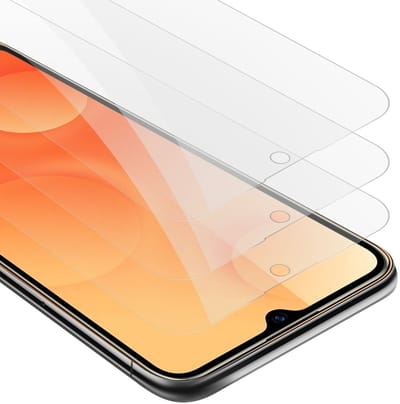 Cadorabo 3x Screenprotector geschikt voor Blackview A95 - Beschermende Pantser Film in KRISTALHELDER - Getemperd (Tempered) Display beschermend glas in 9H hardheid met 3D Touch
