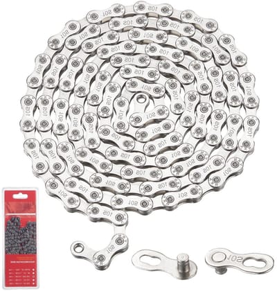 Dailygoods - 10-speed fietsketting, 116 schakels, compatibel met 10-speed aandrijfsystemen, voor MTB en racefietsen