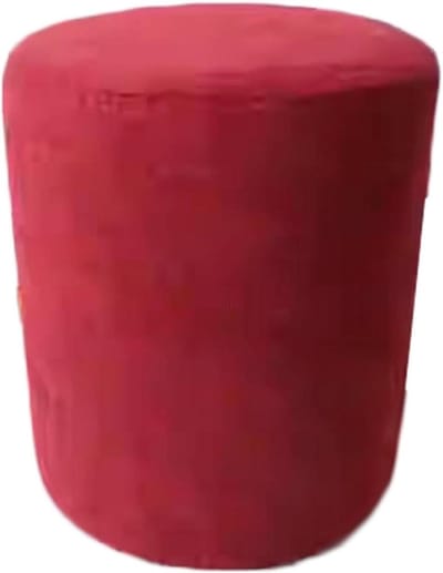Ottomaanse Hoes - Poef Cover Voetenbank - Meubels Beschermen - Rekbare Stof - 40x40 cm - Zwart
