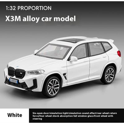 1:32 X3M Legering Modelauto, Met Geluid En Licht Functies, Interieur Decoratie Verzameling Ornamenten, Cadeaus Voor Autoliefhebbers
