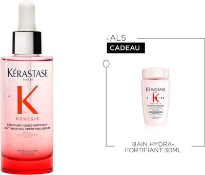 Kérastase Genesis Sérum Anti-Chute Fortifiant + Cadeau - Versterkende verzorging tegen haaruitval door haarbreuk – Sérum Anti-Chute Fortifiant 90ml + Bain Hydra-Fortifiant 30ml Cadeau