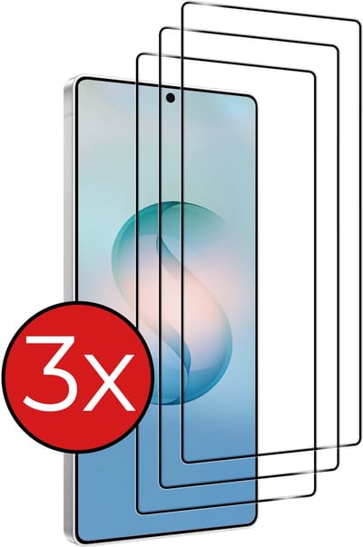Screenprotector - 3 Stuks - Geschikt voor Samsung Galaxy S26 Ultra - Full Cover - Beschermglas - Gehard Glas - Tempered Glass - Screen Protector