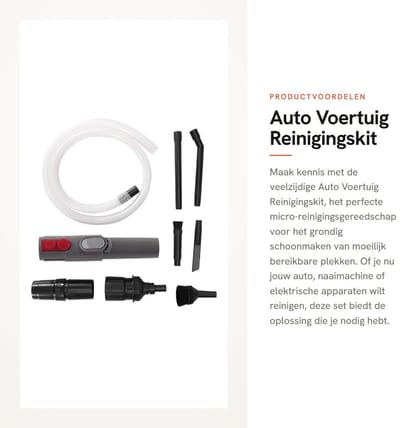 Dailygoods - Auto Voertuig Reinigingskit - Multifunctioneel Micro Reinigingsgereedschap - Efficiënt en Draagbaar - Geschikt voor Naaimachines - Voor A...
