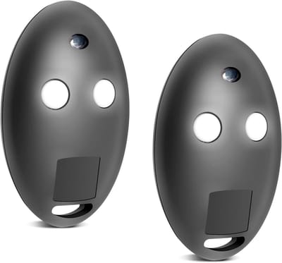 Tor-afstandsbediening, garagedeur-afstandsbediening, 2 stuks afstandsbediening BFT Mitto2 M 2-kanaals 433 MHz rolling code voor automatische poorten