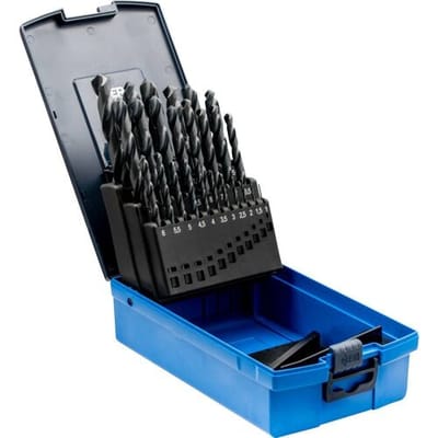 PFERD TOOLS 25203702 SET SPB DIN 338 HSSG N 1-13 STEEL 25 Staal Metaal-spiraalboorset 25-delig 1 mm, 1.5 mm, 2 mm, 2.5 mm, 3 mm, 3.5 mm, 4 mm, 4.5 mm,