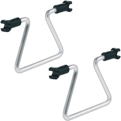 2 x Kesseböhmer Scheidingsbeugel zilvergrijs voor 15 cm uittrekelement ARENA Classic scheidingswand van SOTECH