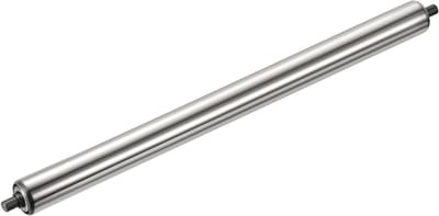 Transportrol met een diameter van 3 inch en een lengte van 26 inch, roestvrij staal, vervangend onderdeel, gegalvaniseerd einde, zilver