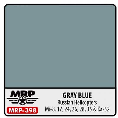Mr. Paint MRP-398 - Gray Blue – 30 ml verf voor Airbrush & Detailwerk