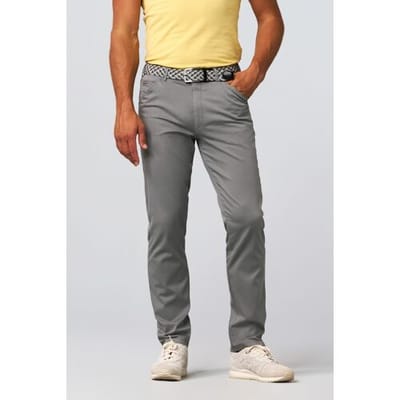 Meyer Broek Chicago Fine Cotton Texture 2-Way Stretch Grijs / male