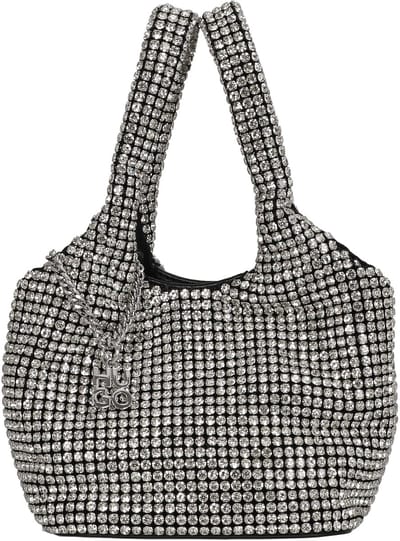 HUGO Women's Liora - Handtasche 14 cm (silver)