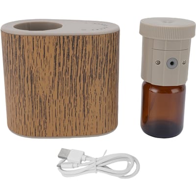 Waterloze Etherische Olie Diffuser Slimme App Bediening Geluidsarm Lekvrij 60ML Geur Diffuser voor Thuis gray